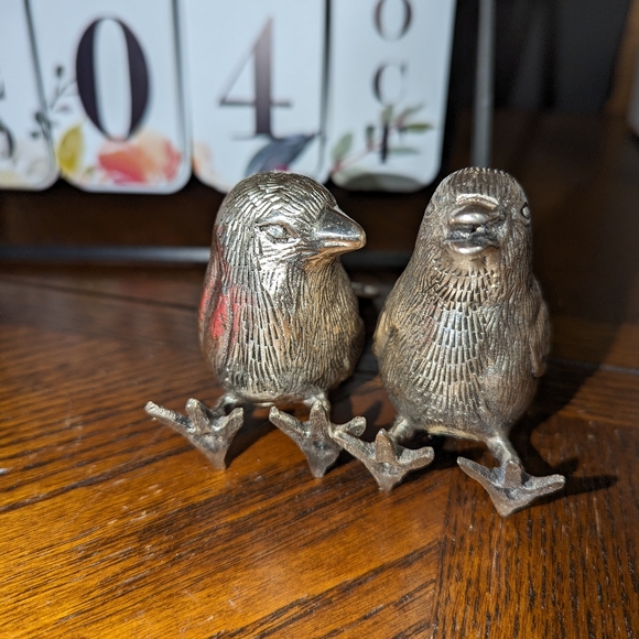 Vintage Lacquered bird set - Picture 2 of 2
